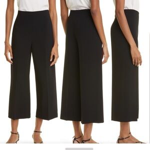 Judith & Charles Pompeii Wide Leg Pant Easy Fit Cropped‎ Womens 14 Black NWOT